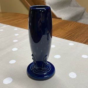 Fiesta cobalt bud vase